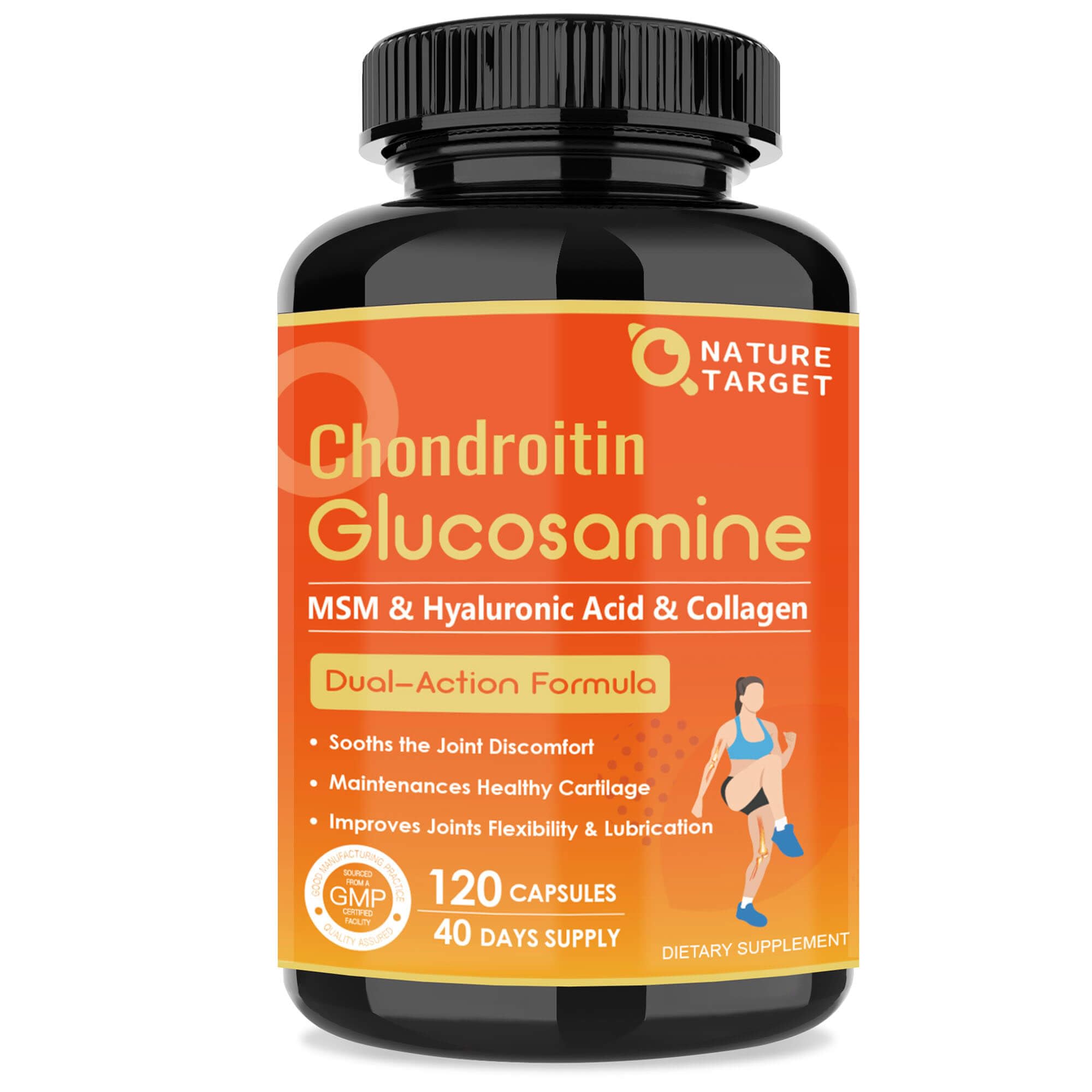 NATURE TARGET Glucosamine Chondroitin joint supplement hero image