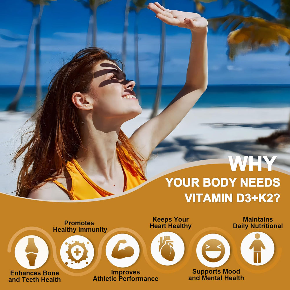 Heart health support with Vitamin K2 and Vitamin D3