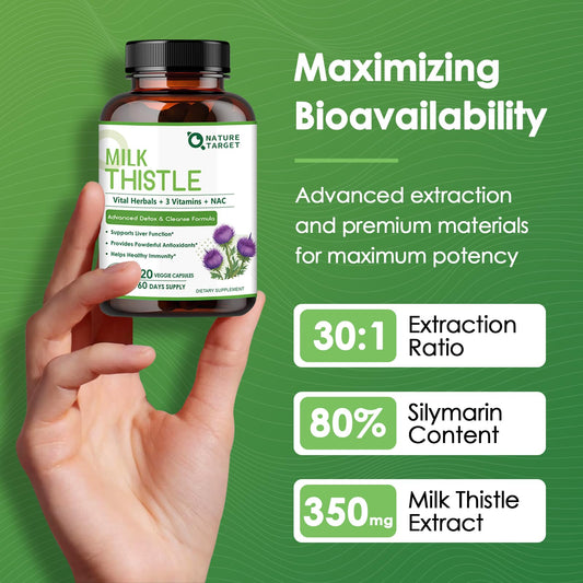 Liver detox ingredients including dandelion, beet, NAC, artichoke and choline