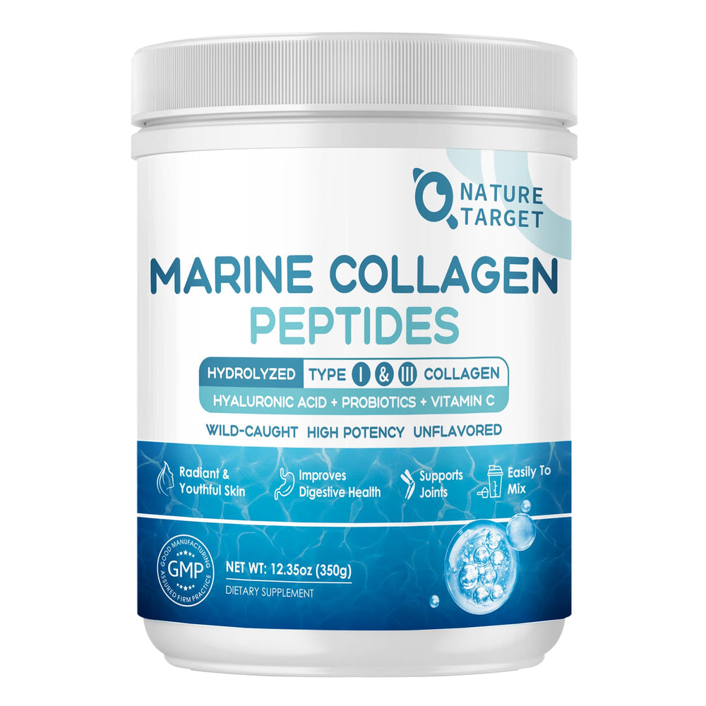 Nature Target Marine Collagen Powder bottle (hero image)
