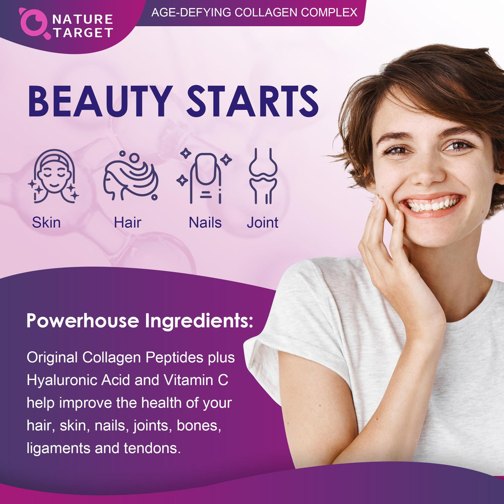 Vitamin C and Hyaluronic Acid added to collagen powder
