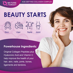 Vitamin C and Hyaluronic Acid added to collagen powder
