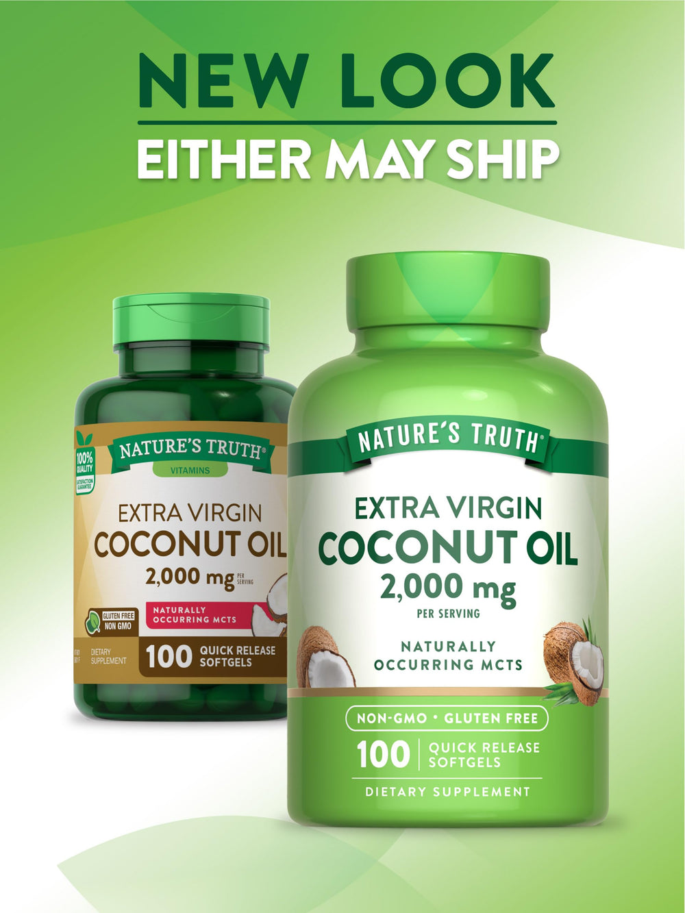 Close-up of expeller-pressed coconut oil label