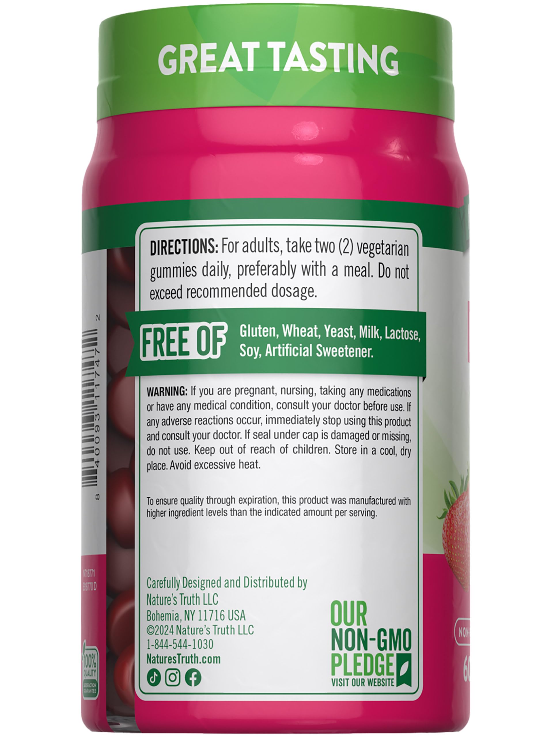 Bundle view of two Nature's Truth gummy bottles (Pack of 2)