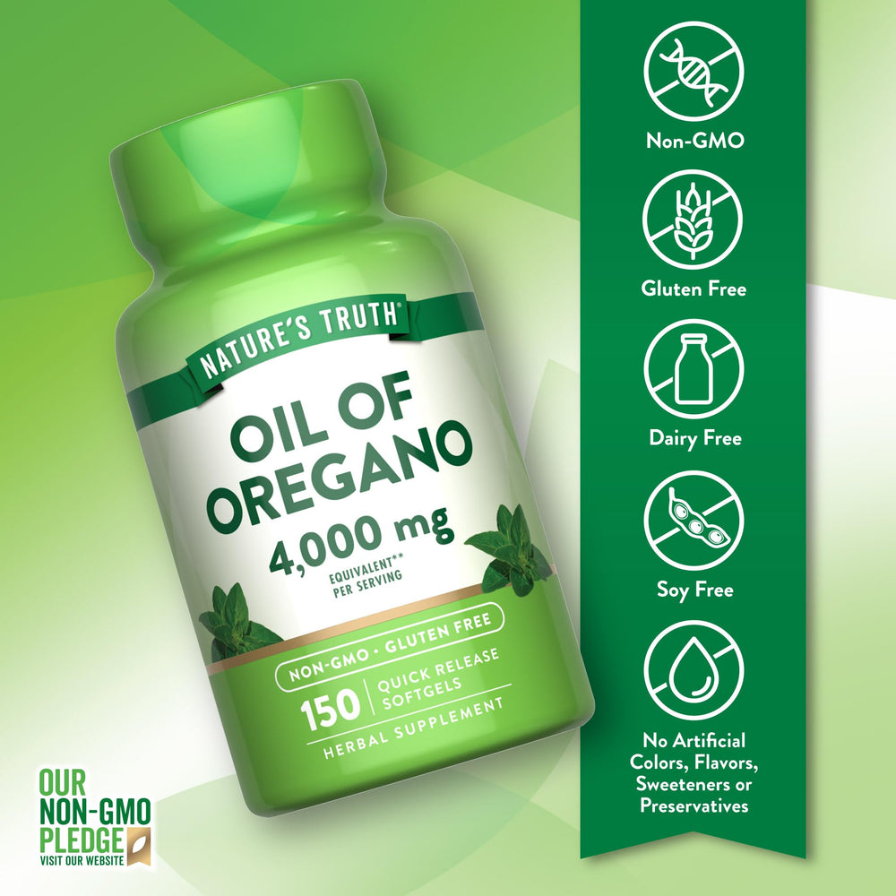 Label showing ingredients and 4000 mg per serving