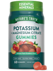 Nature's Truth Potassium Magnesium Citrate Gummies bottle 60 count