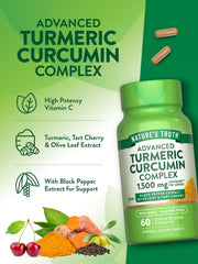 Nature's Truth turmeric curcumin box packaging front view