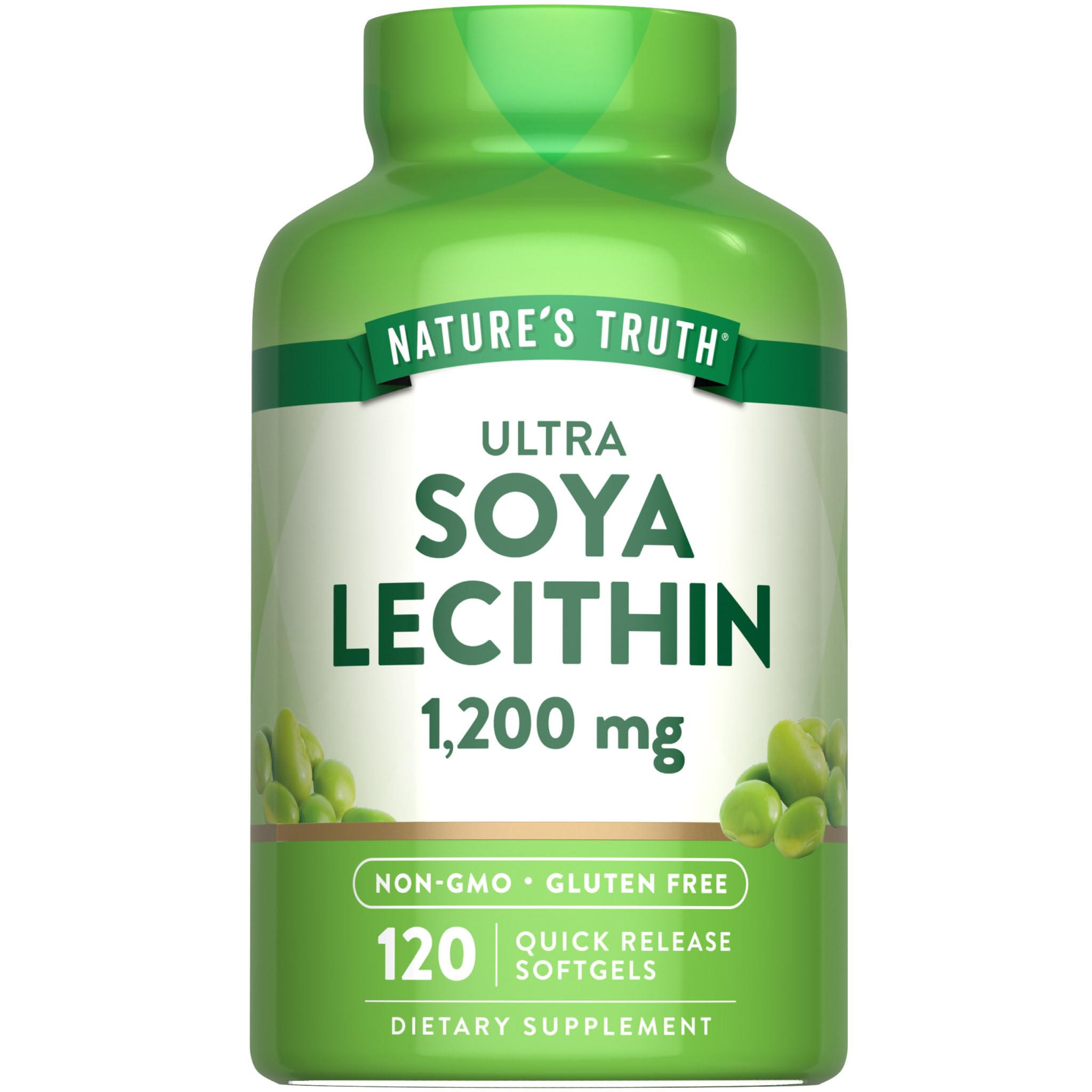 Nature's Truth Ultra Soy Lecithin 1200 mg bottle front