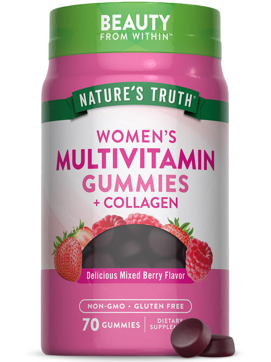 Nature's Truth Women's Multivitamin Gummies with Collagen & Biotin bottle