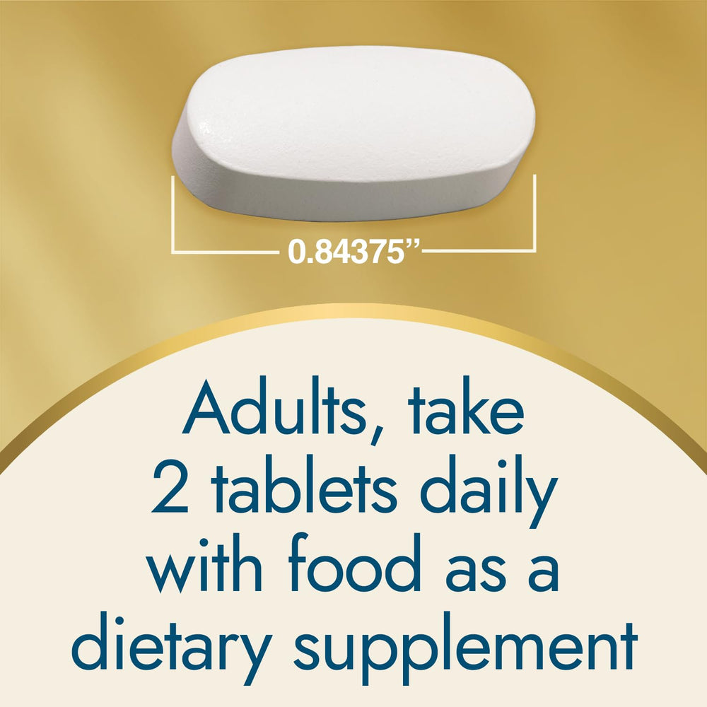 Front view of Nature's Wonder 90-tablet bottle with label