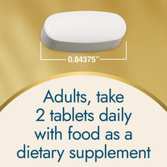 Front view of Nature's Wonder 90-tablet bottle with label
