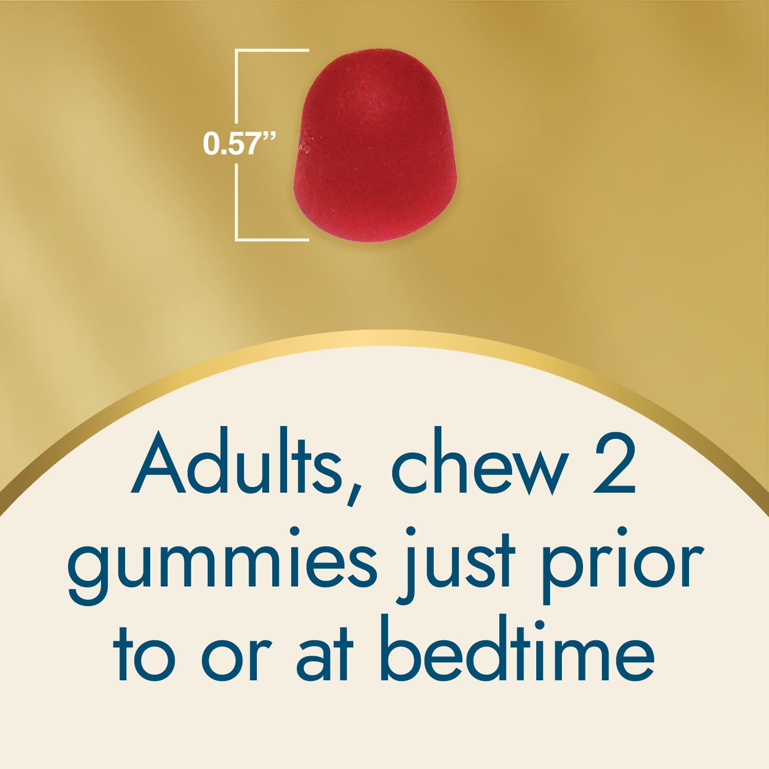 Strawberry-flavored melatonin gummies
