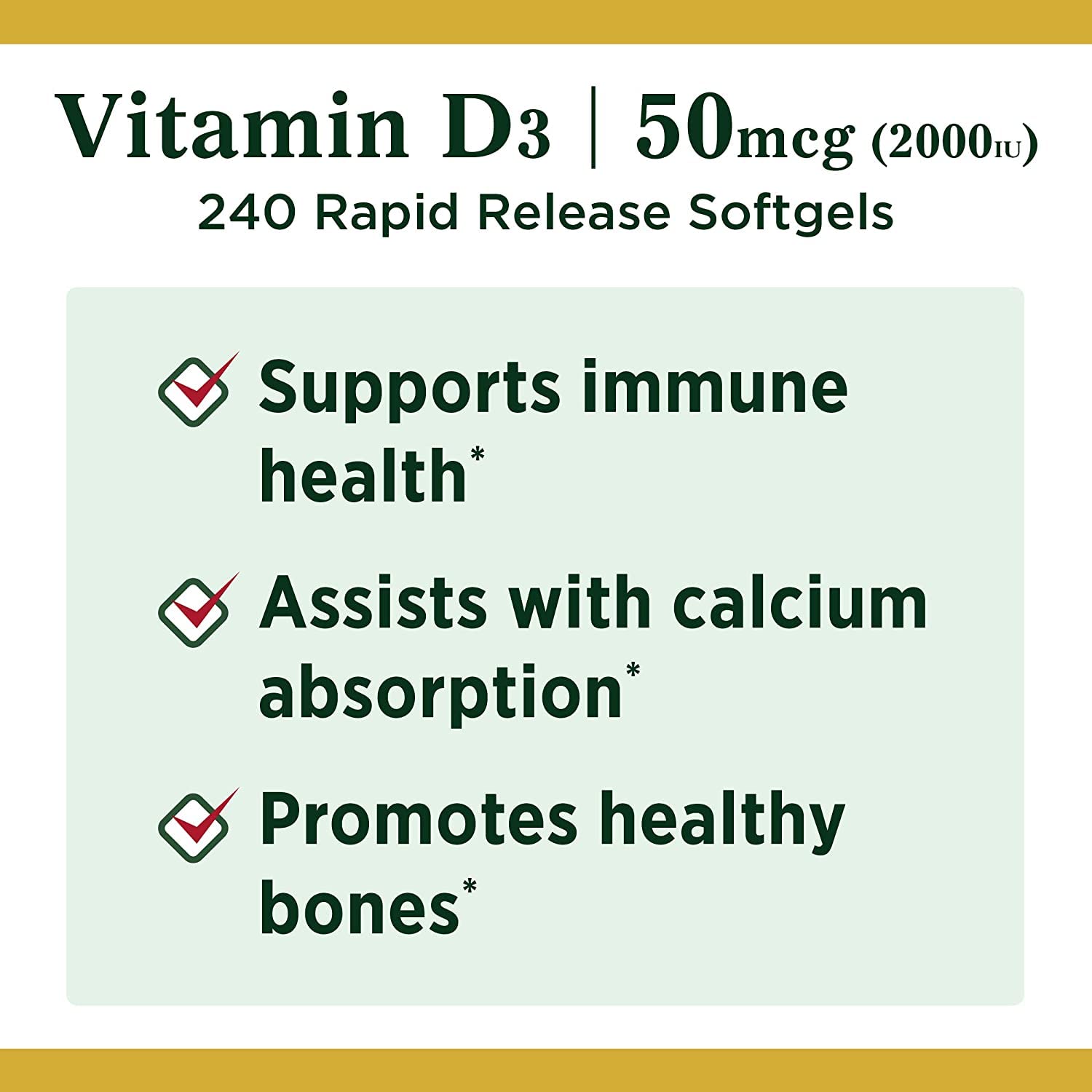 Softgels and bottle viewed from the side