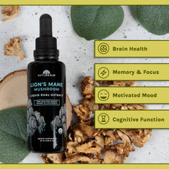 Organic fruiting bodies used in Naturealm Lion's Mane tincture