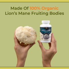 Naturealm Lions Mane supplement packaging front