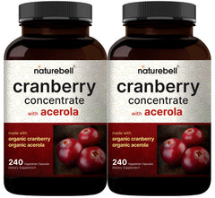 NatureBell 2-pack cranberry pills packaging and capsules