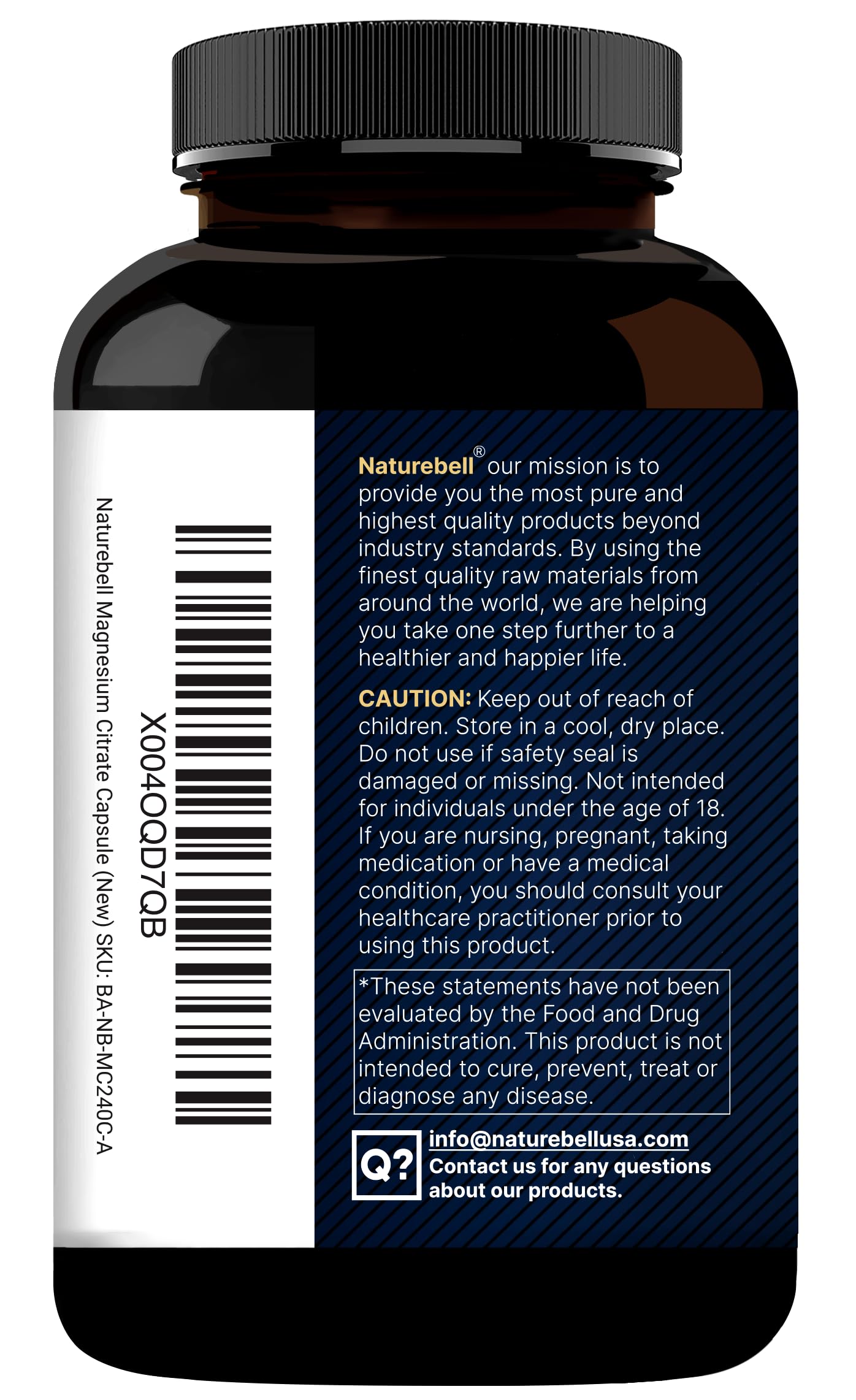 Lifestyle shot of easy-to-swallow capsules in bottle