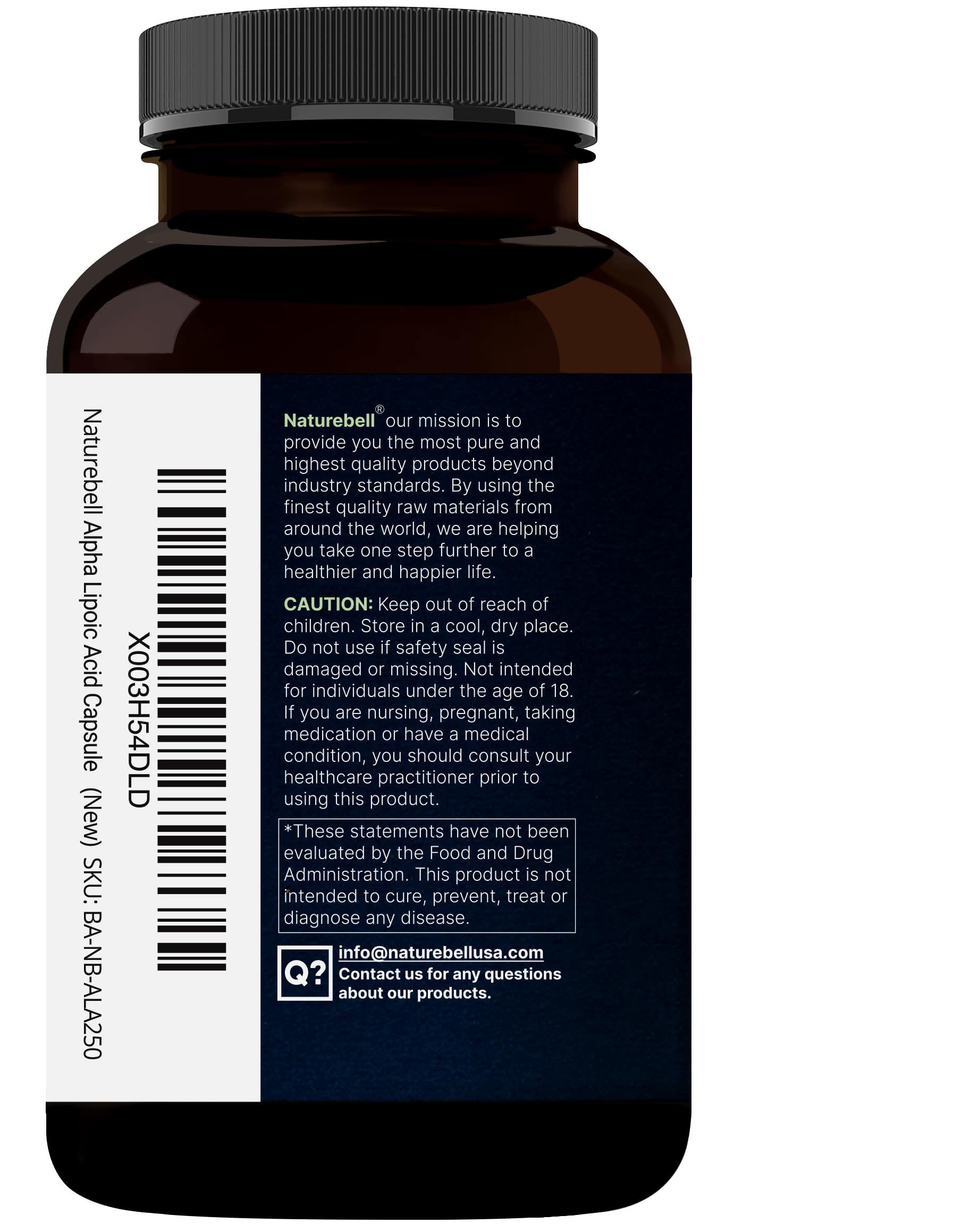Three capsule serving visual with 100 day supply graphic