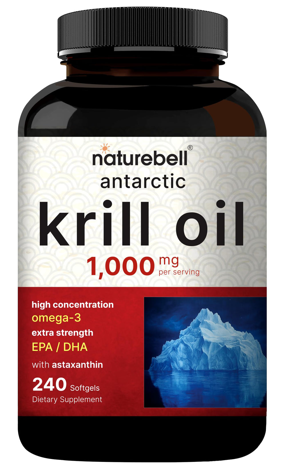 Gluten-free and dairy-free krill oil capsule