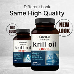 Close-up of krill oil softgels