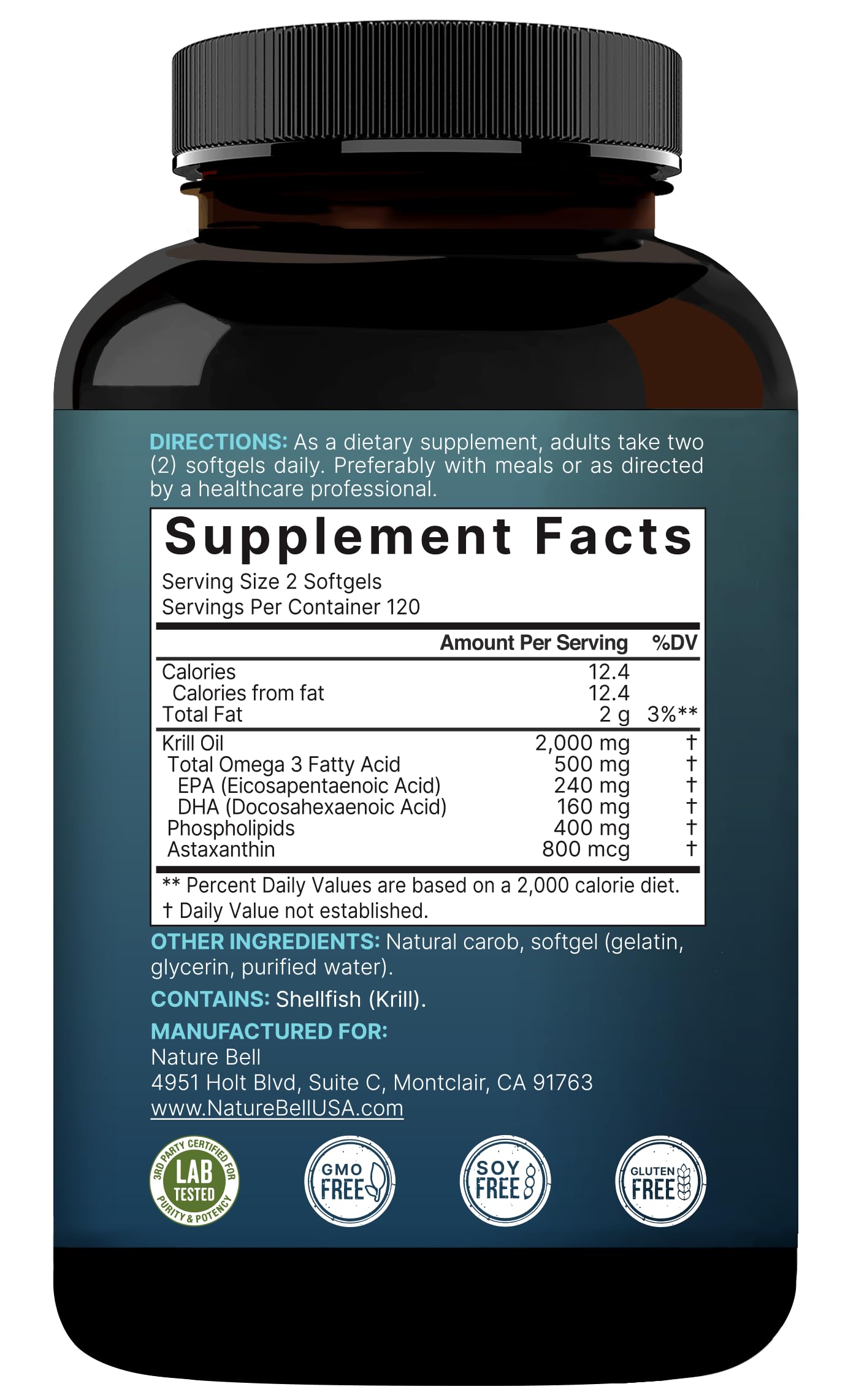 Antarctic krill oil illustration