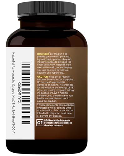 Product label detail showing potency and ingredients