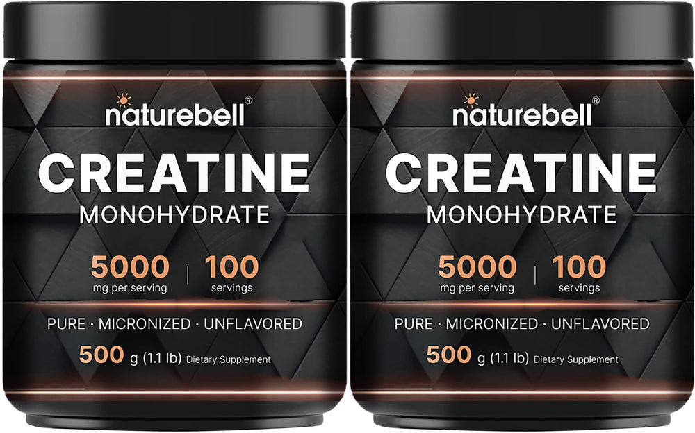 NatureBell 2-pack creatine monohydrate powder packshot