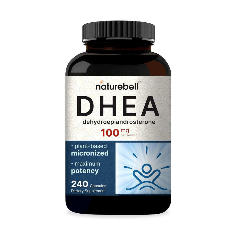 NatureBell DHEA 100mg bottle with 240 capsules