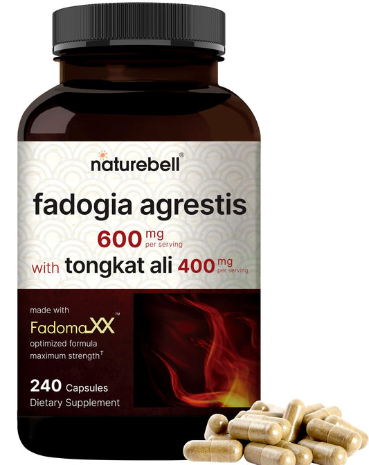 NatureBell Fadogia Agrestis + Tongkat Ali bottle – front view