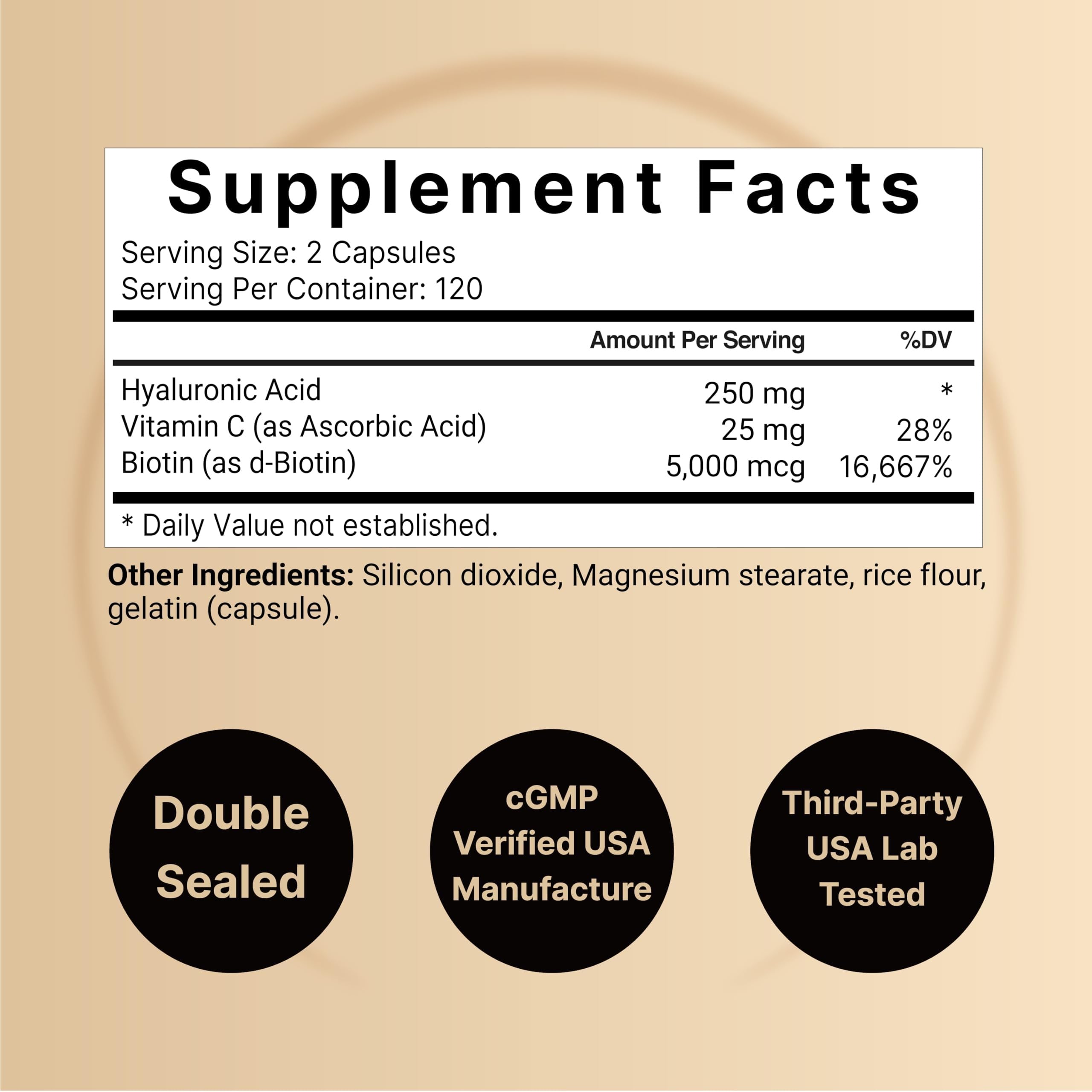 USA-made NatureBell packaging with third-party lab testing seal