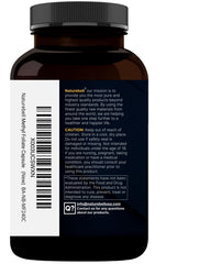 Product display showing multiple angles of NatureBell L-Methylfolate
