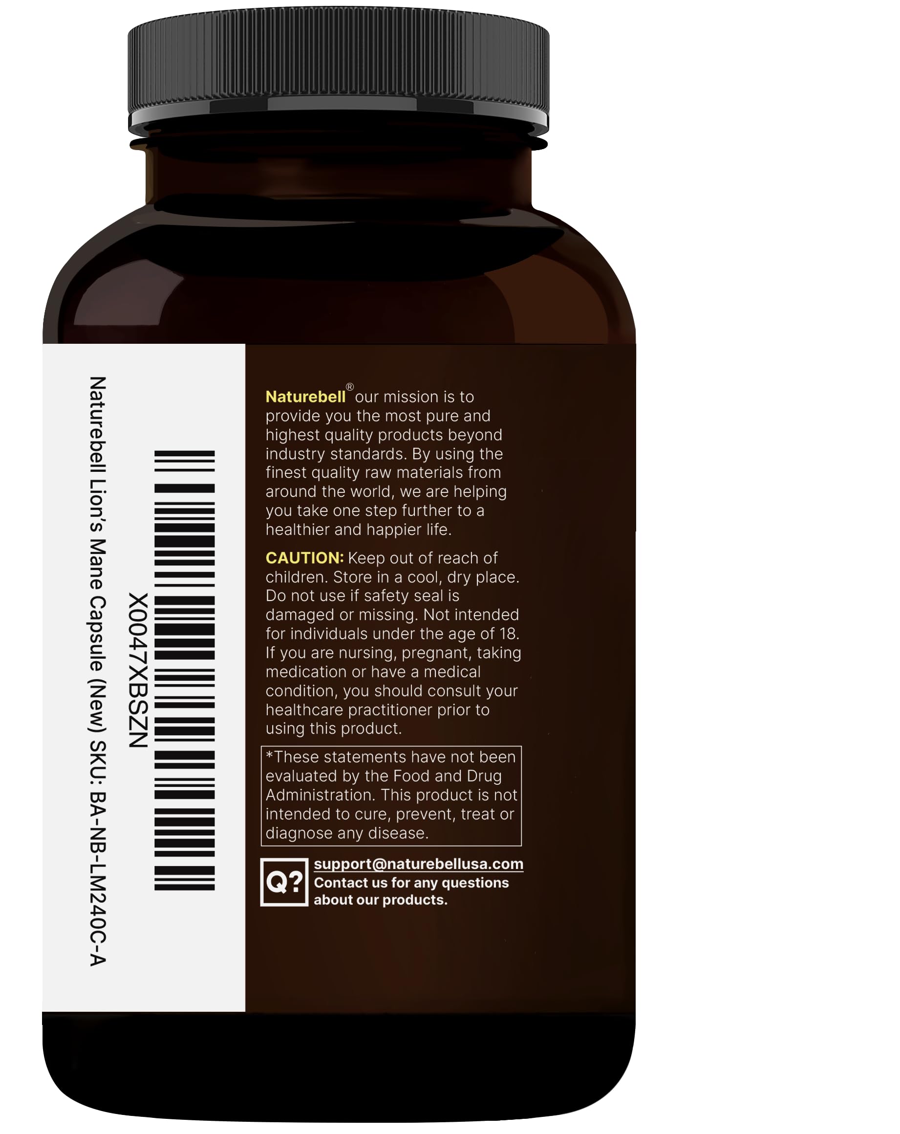 Usage guidance showing 2 capsules daily dosage