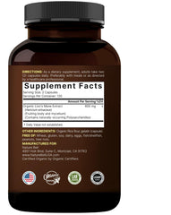 Third-party lab test certificate for NatureBell Lion's Mane