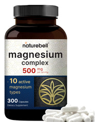 NatureBell Magnesium Complex 500mg bottle with 300 capsules