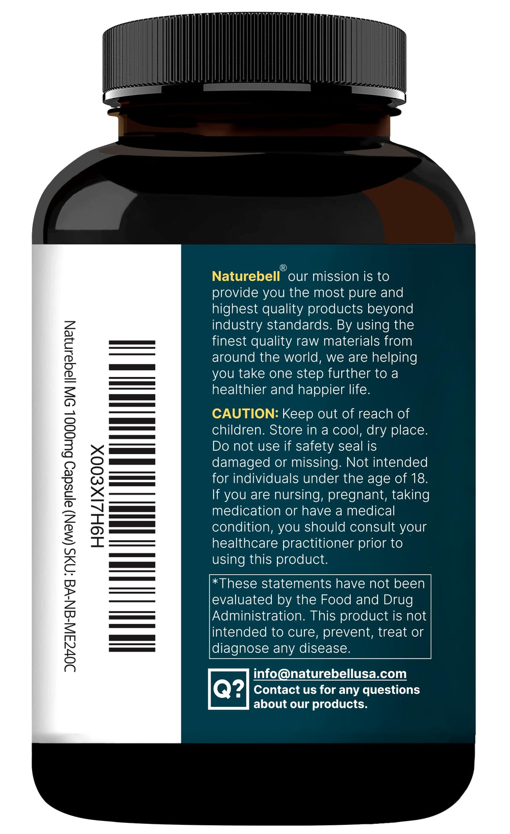 Usage of NatureBell Magnesium Glycinate for sleep, muscle and nerve support