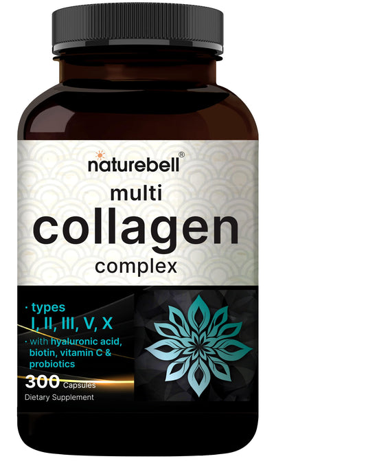 NatureBell Multi Collagen Complex bottle with 300 capsules