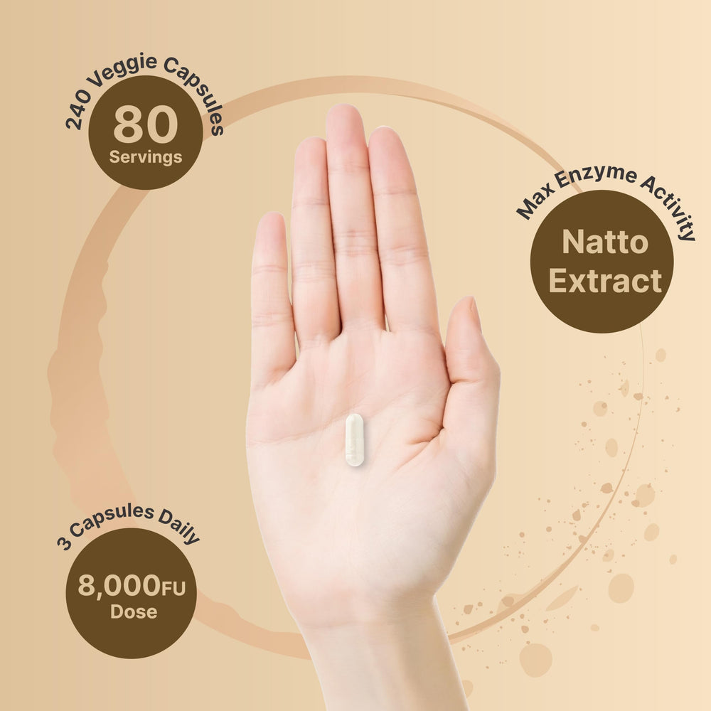 Natto extract source for nattokinase in NatureBell supplement