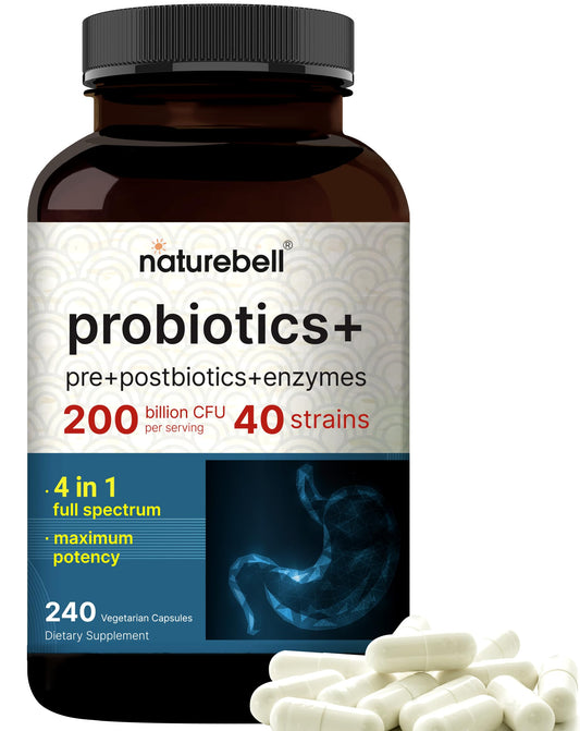 NatureBell Probiotic bottle – front view