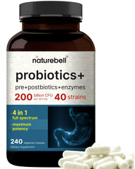 NatureBell Probiotic bottle – front view