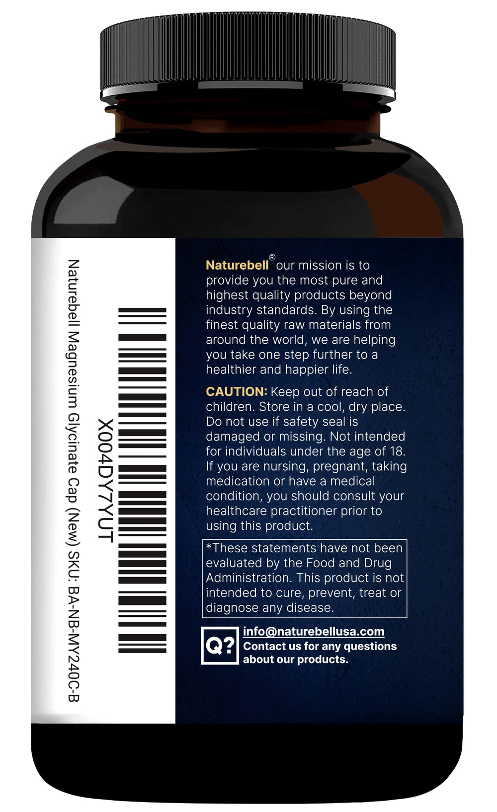 NatureBell two-pack magnesium glycinate packaging