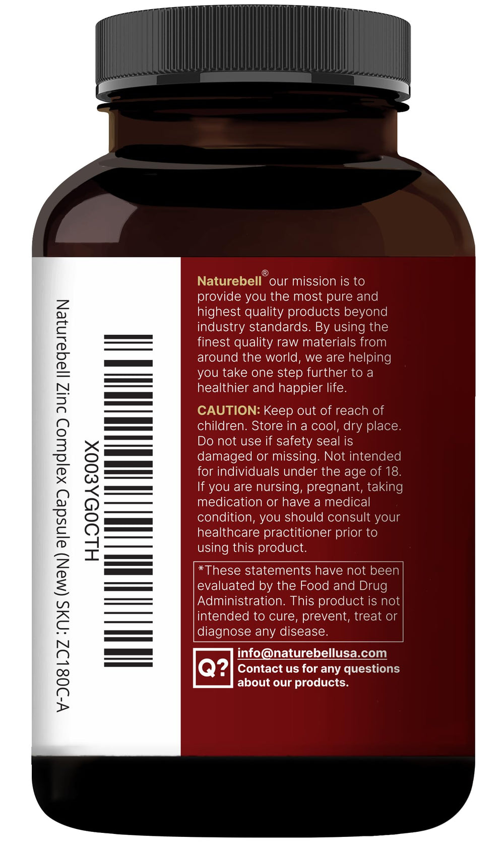 Made in USA with third-party lab testing seal