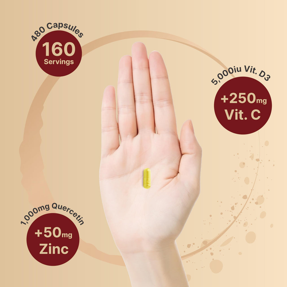 Vitamin C 250mg and Vitamin D3 5000 IU supplement image