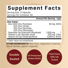 Quercetin 1000mg feature on bottle label