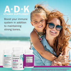 Capsules close-up of NatureGenX ADK Vitamin Supplement