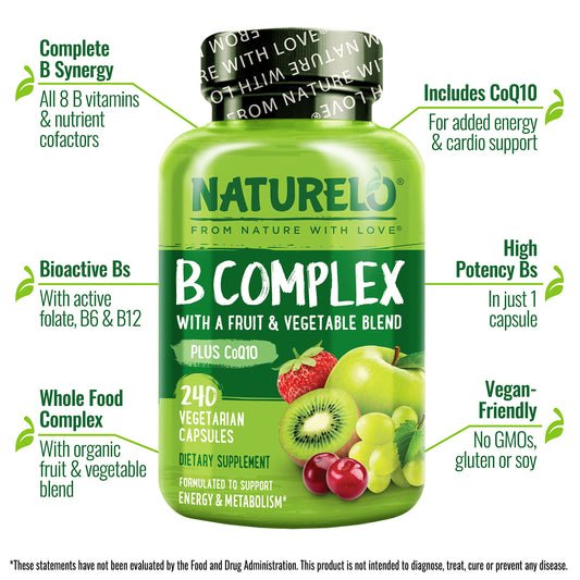 Vegan B Complex with CoQ10 supplement
