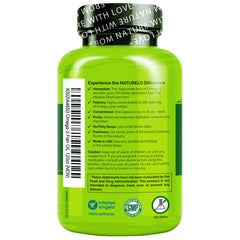 Daily dosage concept showing one softgel per day for four months