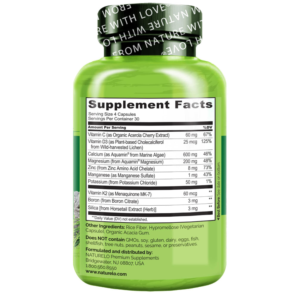 Container showing 120 vegetarian capsules per bottle