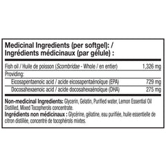 Naturelo four-month supply bottle supports a long-lasting omega-3 routine.