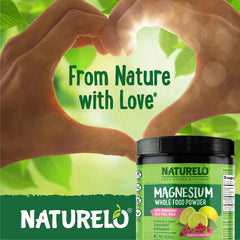 Sugar-free Naturelo magnesium powder packaging