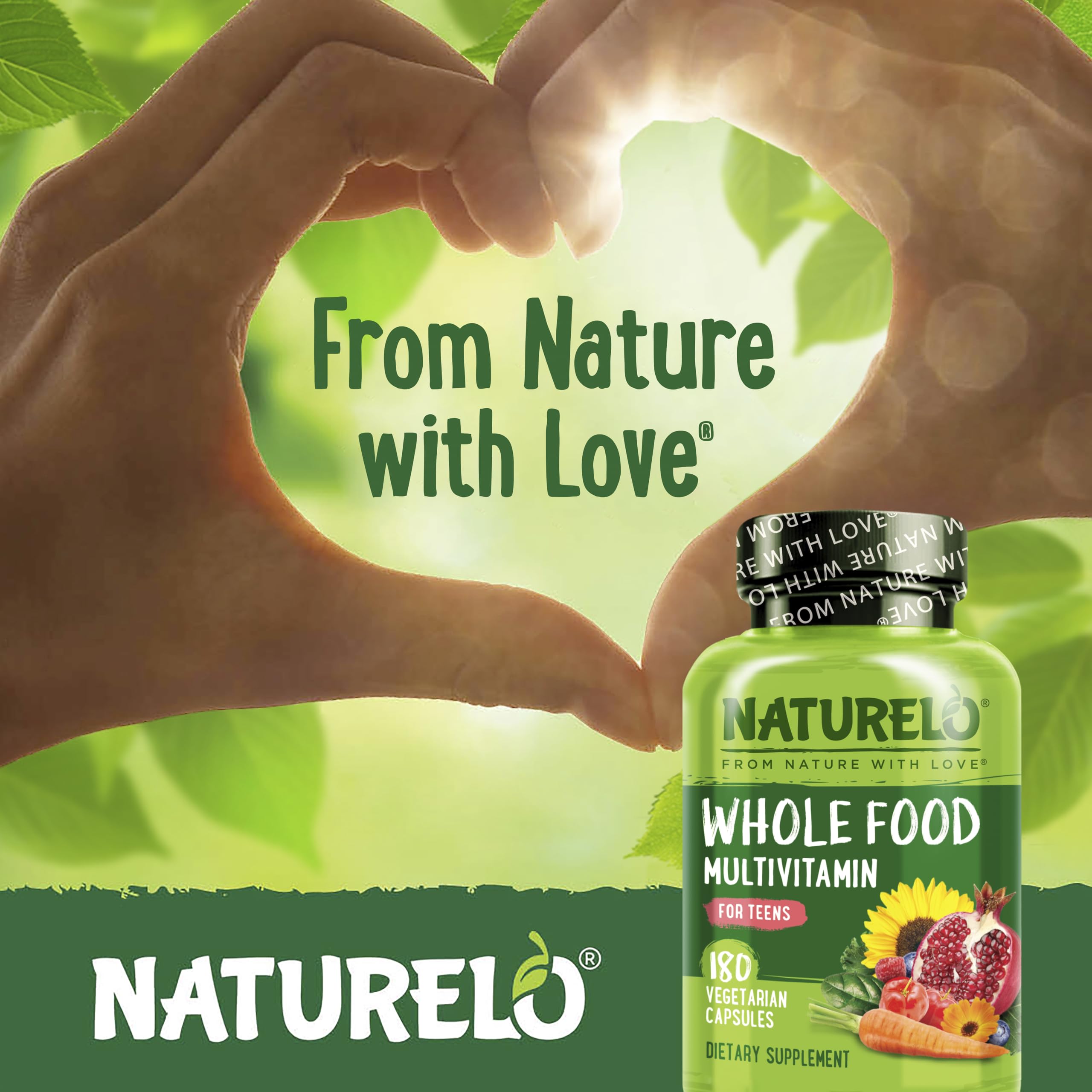 Naturelo marine algae minerals support teen bone and muscle health.